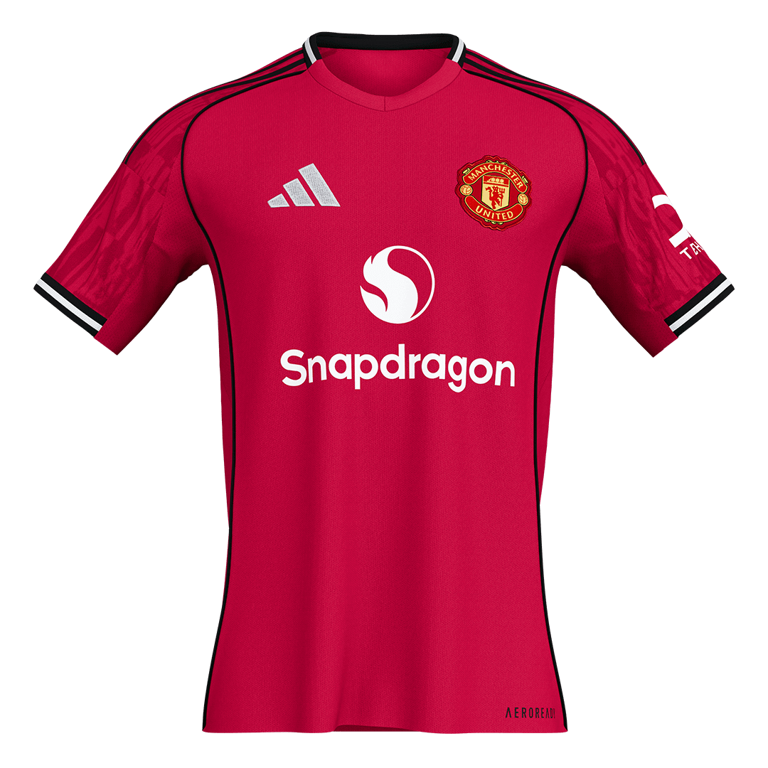 Men's Manchester United 2025/26 Home Soccer Jersey [PREMIUM]