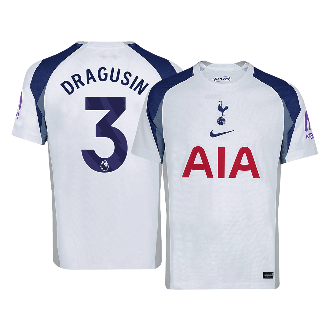 DRAGUSIN #3 Men's Tottenham Hotspur 2025/26 Home Soccer Jersey