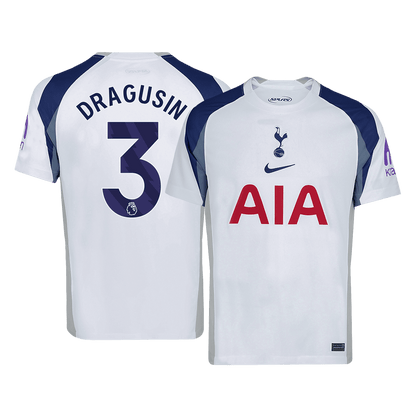 DRAGUSIN #3 Men's Tottenham Hotspur 2025/26 Home Soccer Jersey