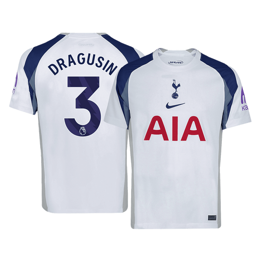 DRAGUSIN #3 Men's Tottenham Hotspur 2025/26 Home Soccer Jersey