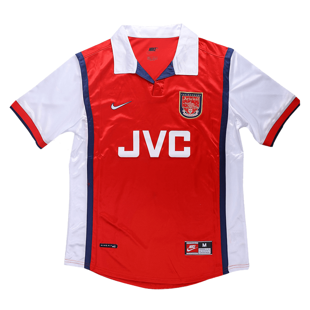 Retro Men's Arsenal 1998/99 Home Soccer Jersey