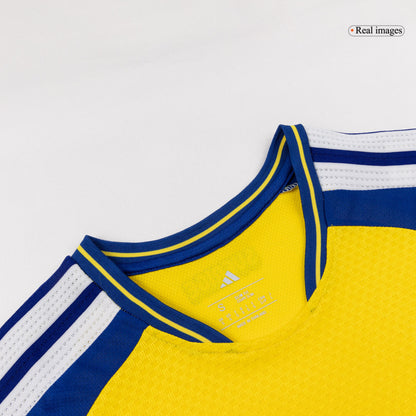 Men's Sweden World Cup 2026 Player Version Home Soccer Jersey - Slim Fit