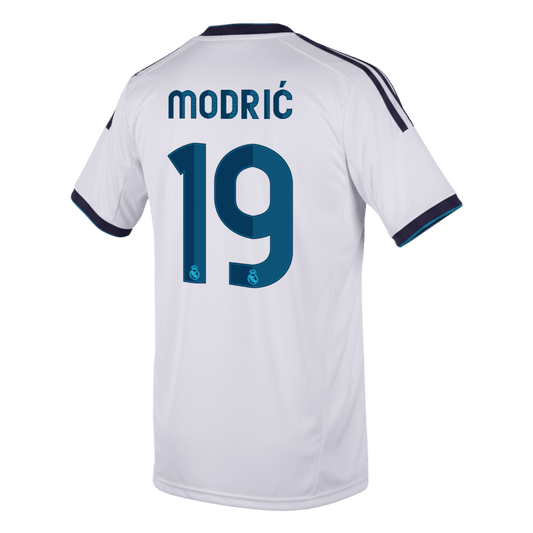 Retro MODRIĆ #19 Men's Real Madrid 2012/13 Home Soccer Jersey