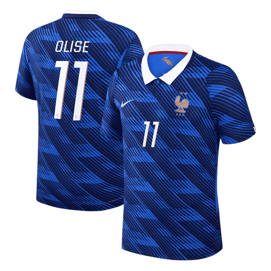OLISE #11 Men's France World Cup 2026 Player Version Home Soccer Jersey - Slim Fit