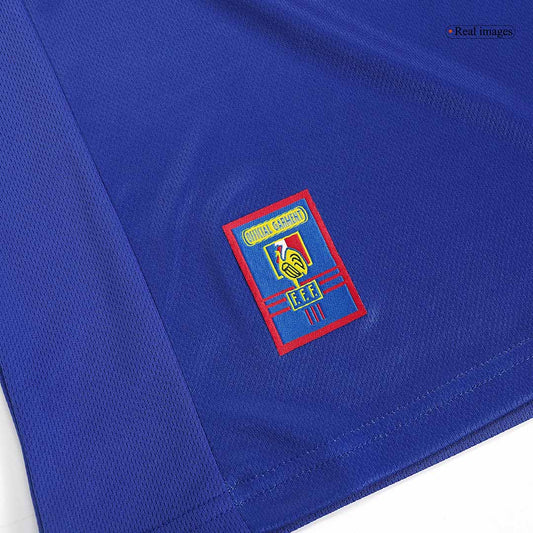 Retro ZIDANE #10 Men's France World Cup 1998 Home Soccer Jersey