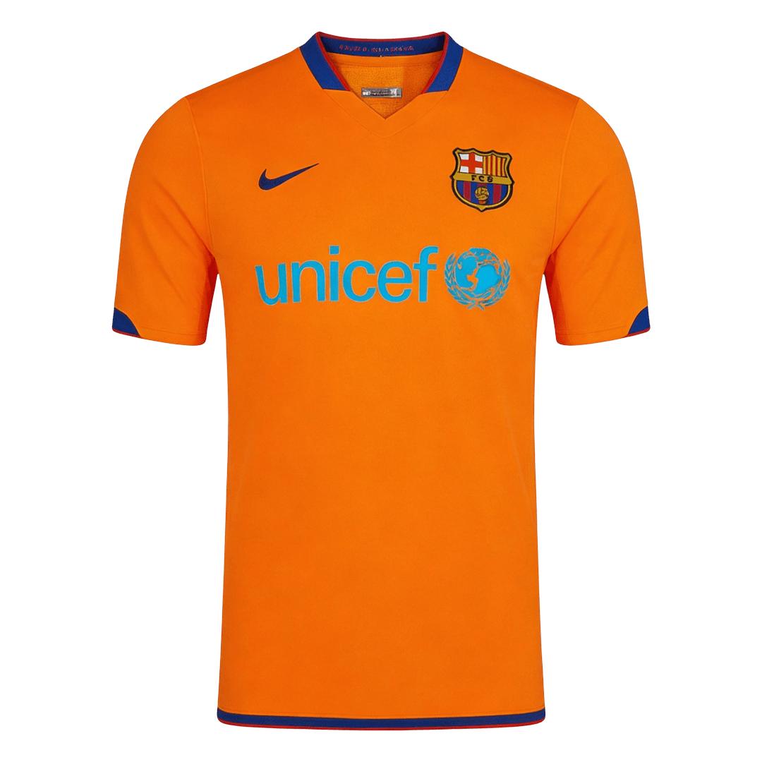 Retro Men's Barcelona 2006/07 Away Soccer Jersey