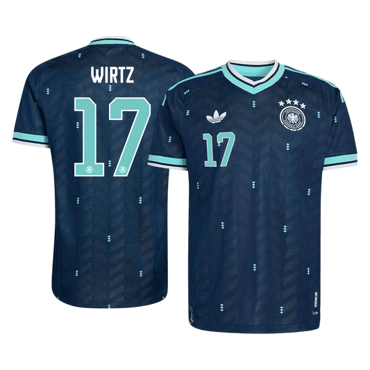 WIRTZ #17 Men's Germany World Cup 2026 Player Version Away Soccer Jersey - Slim Fit