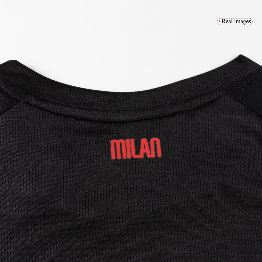 Kid's AC Milan 2025/26 Home Soccer Jersey Kit