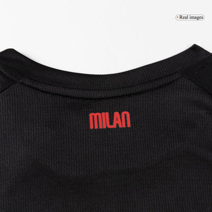 Kid's AC Milan 2025/26 Home Soccer Jersey Full Kit