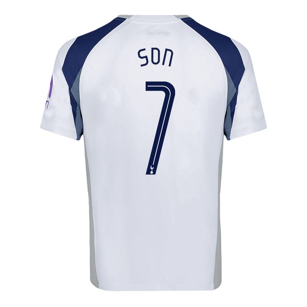 SON #7 Men's Tottenham Hotspur UCL 2025/26 Home Soccer Jersey