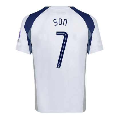 SON #7 Men's Tottenham Hotspur UCL 2025/26 Home Soccer Jersey