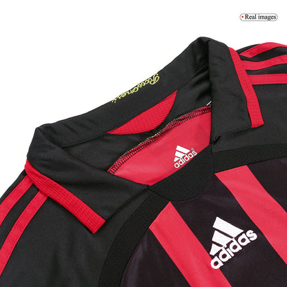 Retro RONALDO #99 Men's AC Milan 2006/07 Home Long Sleeve Soccer Jersey
