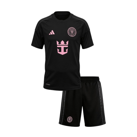 Kid's Inter Miami CF 2026 Away Soccer Jersey Kit