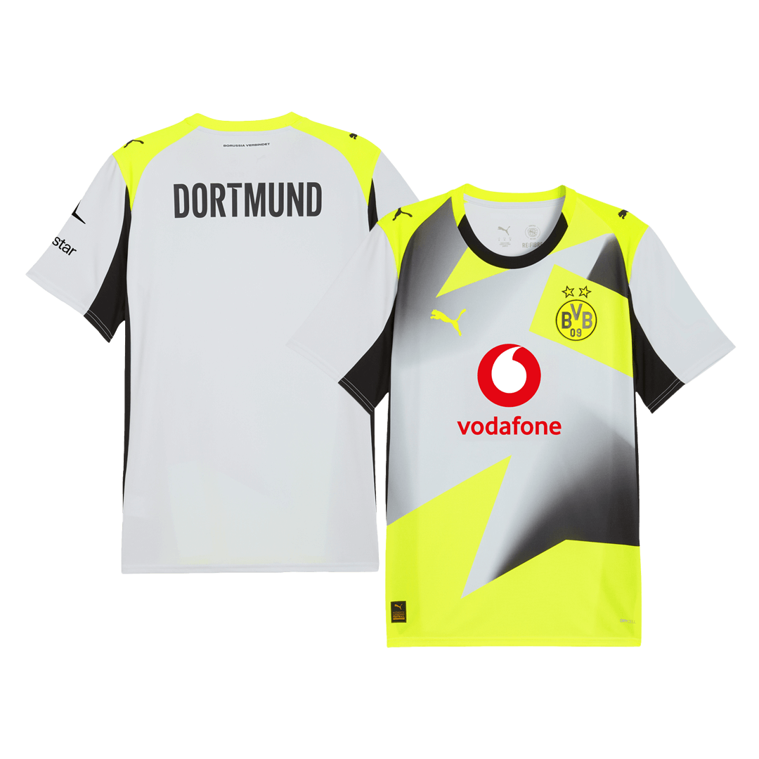 Men's Borussia Dortmund 2025/26 Away Soccer Jersey