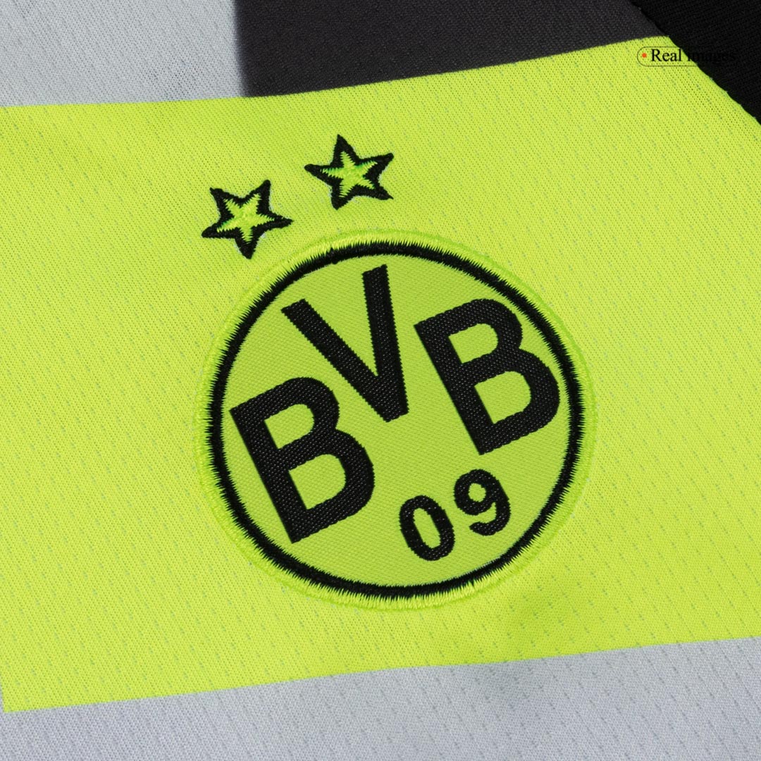 Kid's Borussia Dortmund 2025/26 Away Soccer Jersey Kit