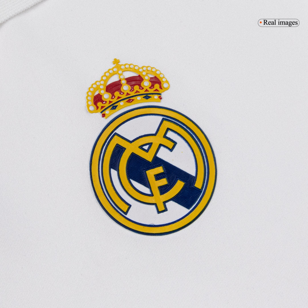 Retro Men's Real Madrid 2011/12 Home Long Sleeve Soccer Jersey