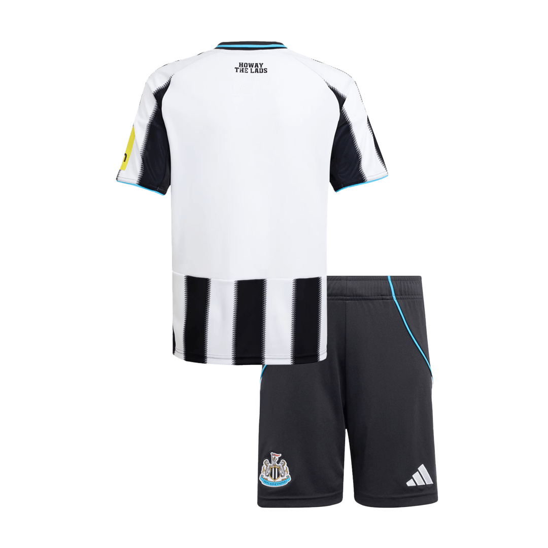 Kid's Newcastle United 2025/26 Home Soccer Jersey Kit