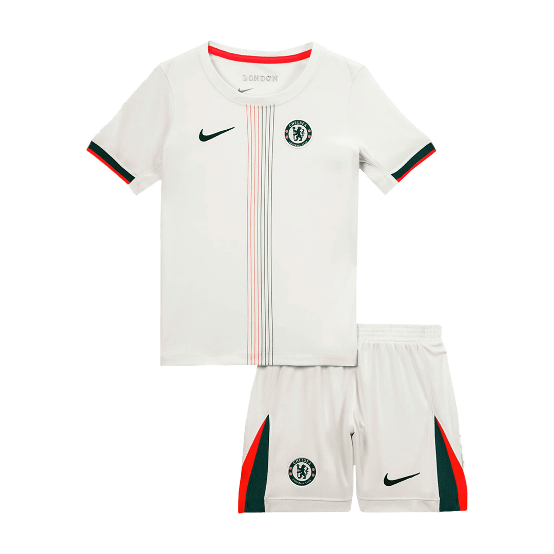 Kid's Chelsea 2025/26 Away Soccer Jersey Kit
