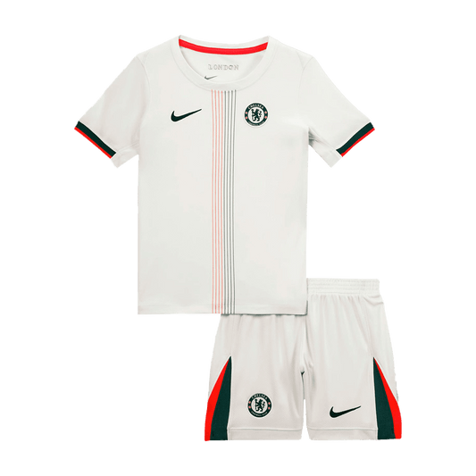 Kid's Chelsea 2025/26 Away Soccer Jersey Kit