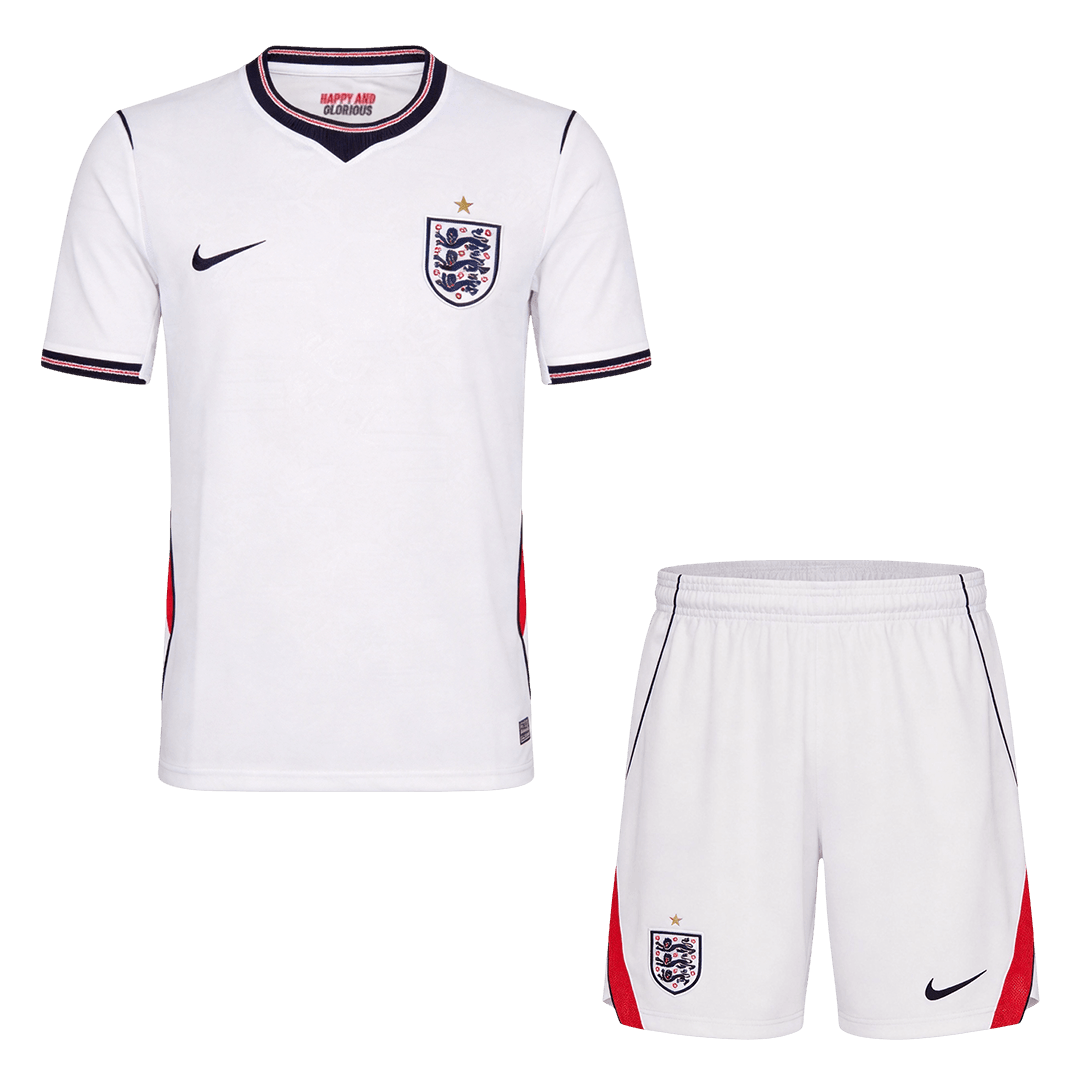 Men's England World Cup 2026 Home Soccer Jersey Kit