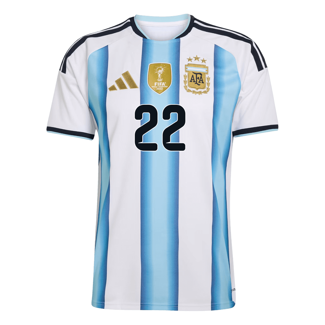 L.MARTÍNEZ #22 Men's Argentina World Cup 2026 Home Soccer Jersey [PREMIUM]