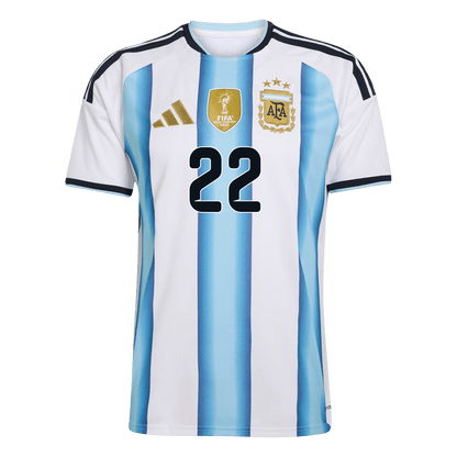 L.MARTÍNEZ #22 Men's Argentina World Cup 2026 Home Soccer Jersey [PREMIUM]