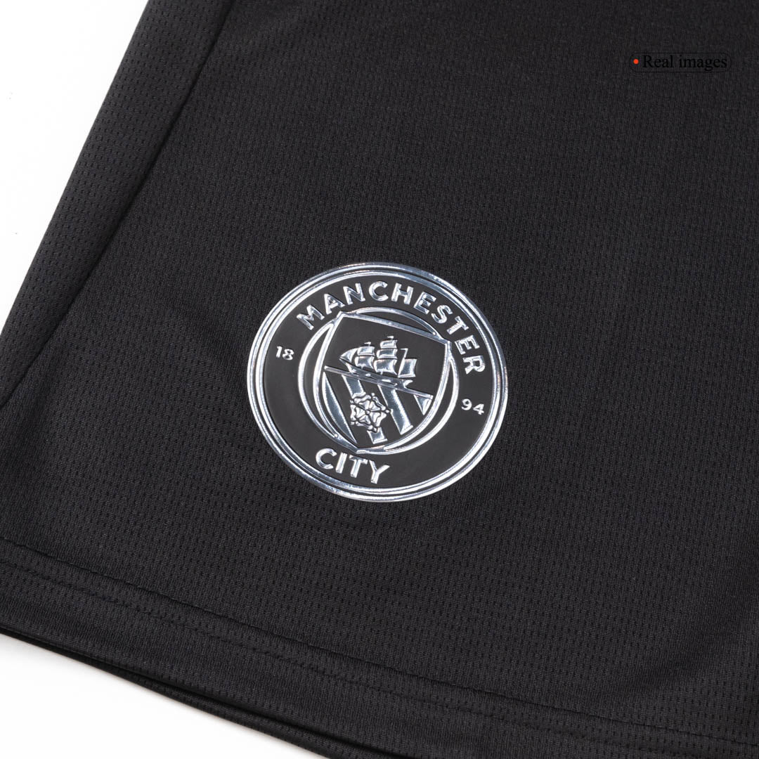 Men's Manchester City 2025/26 Away Soccer Jersey Full Kit