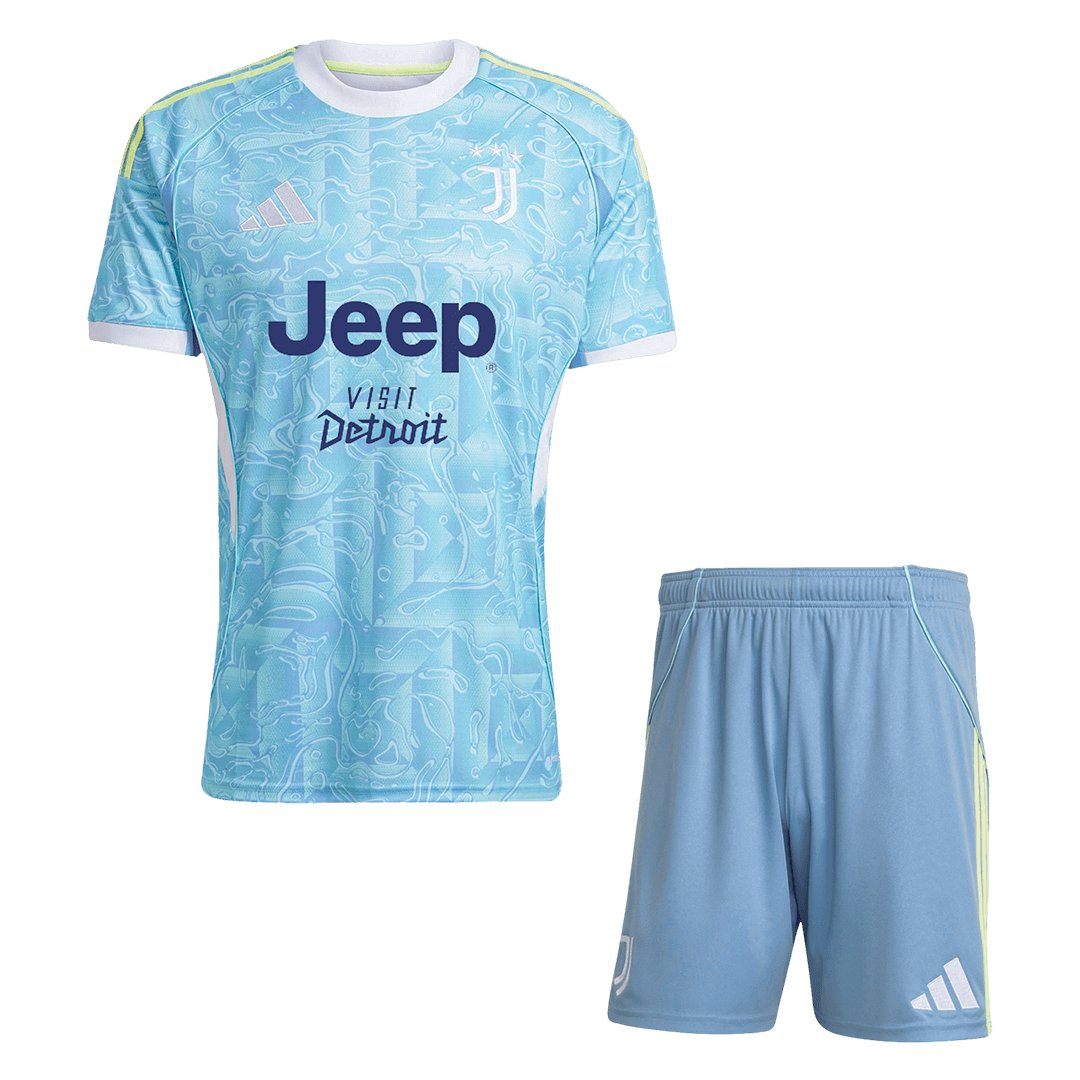 Men's Juventus 2025/26 Away Soccer Jersey Kit