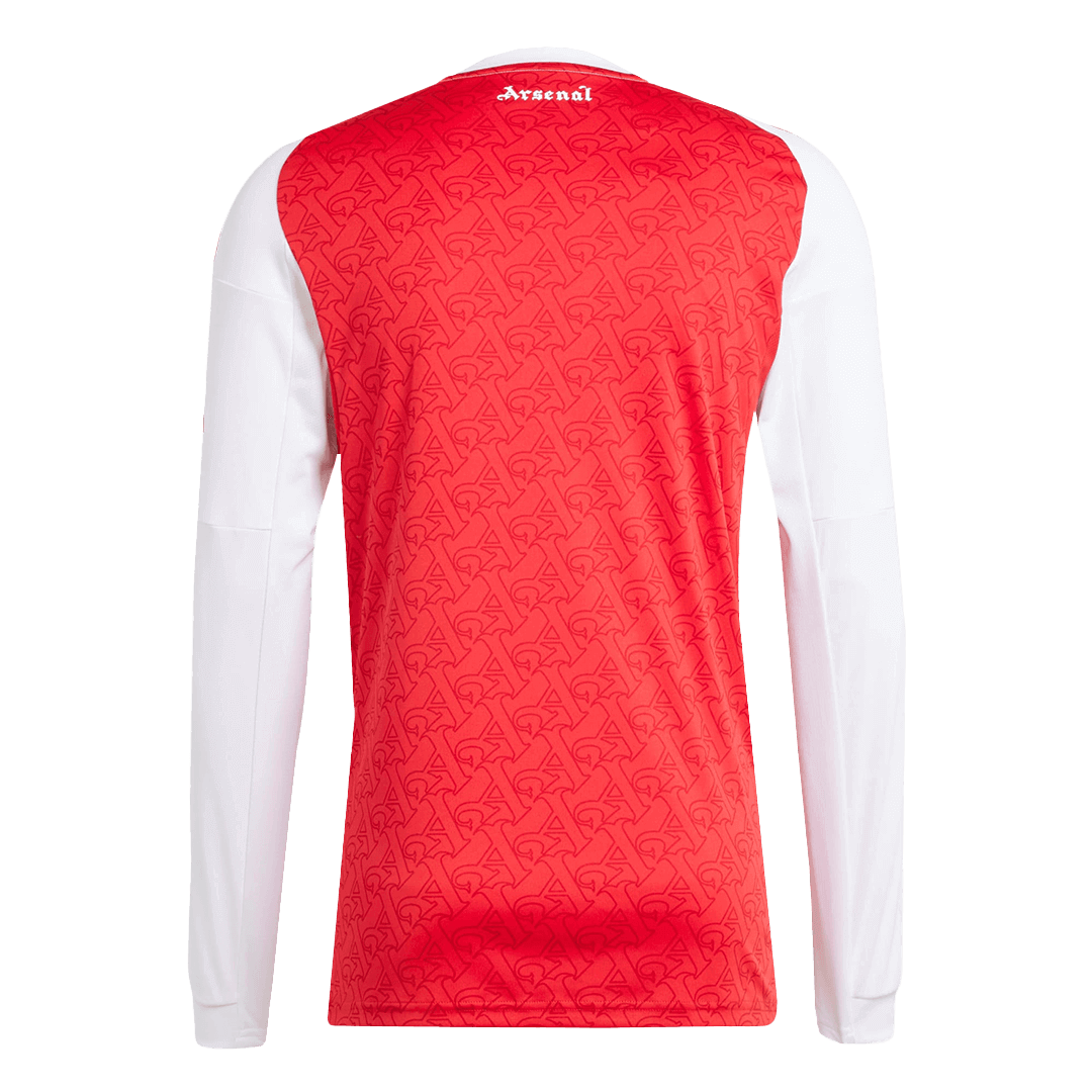 Men's Arsenal 2025/26 Home Long Sleeve Soccer Jersey