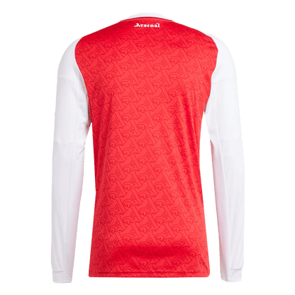 Men's Arsenal 2025/26 Home Long Sleeve Soccer Jersey