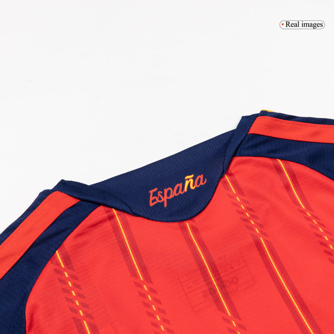 Kid's Spain World Cup 2026 Home Soccer Jersey Kit [PREMIUM]