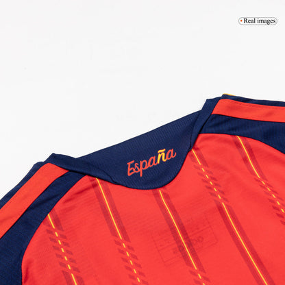 Kid's Spain World Cup 2026 Home Soccer Jersey Kit [PREMIUM]