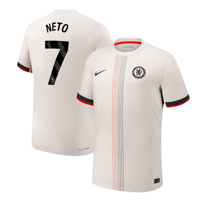 NETO #7 Men's Chelsea 2025/26 Player Version Away Soccer Jersey - Slim Fit