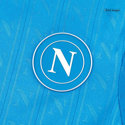 Men's Napoli 2025/26 Player Version Home Soccer Jersey - Slim Fit