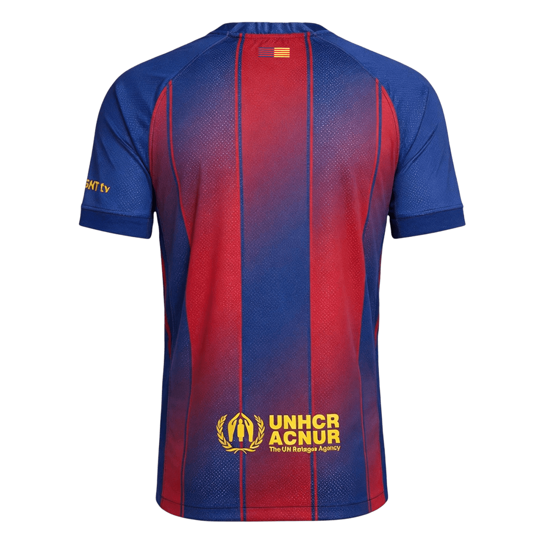 Men's Barcelona 2025/26 Home Soccer Jersey