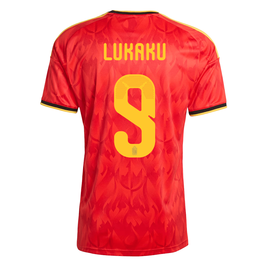 LUKAKU #9 Men's Belgium World Cup 2026 Home Soccer Jersey