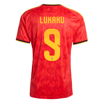 LUKAKU #9 Men's Belgium World Cup 2026 Home Soccer Jersey