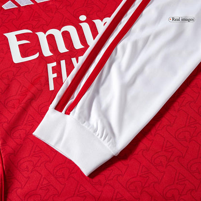 Men's Arsenal 2025/26 Home Long Sleeve Soccer Jersey