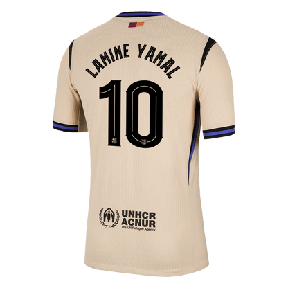 LAMINE YAMAL #10 Men's Barcelona UCL 2025/26 Player Version Away Soccer Jersey - Slim Fit