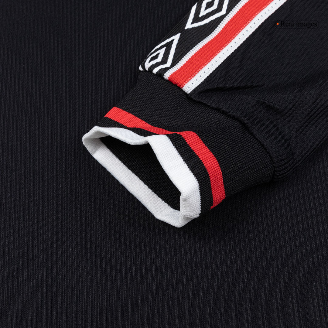 Retro Men's Manchester United 1998 Away Long Sleeve Soccer Jersey