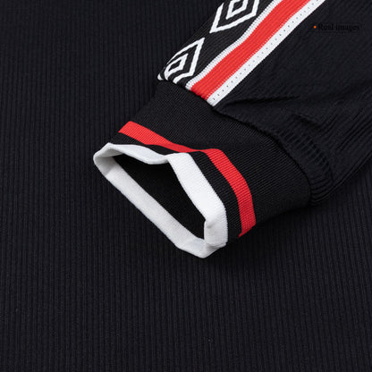 Retro Men's Manchester United 1998 Away Long Sleeve Soccer Jersey