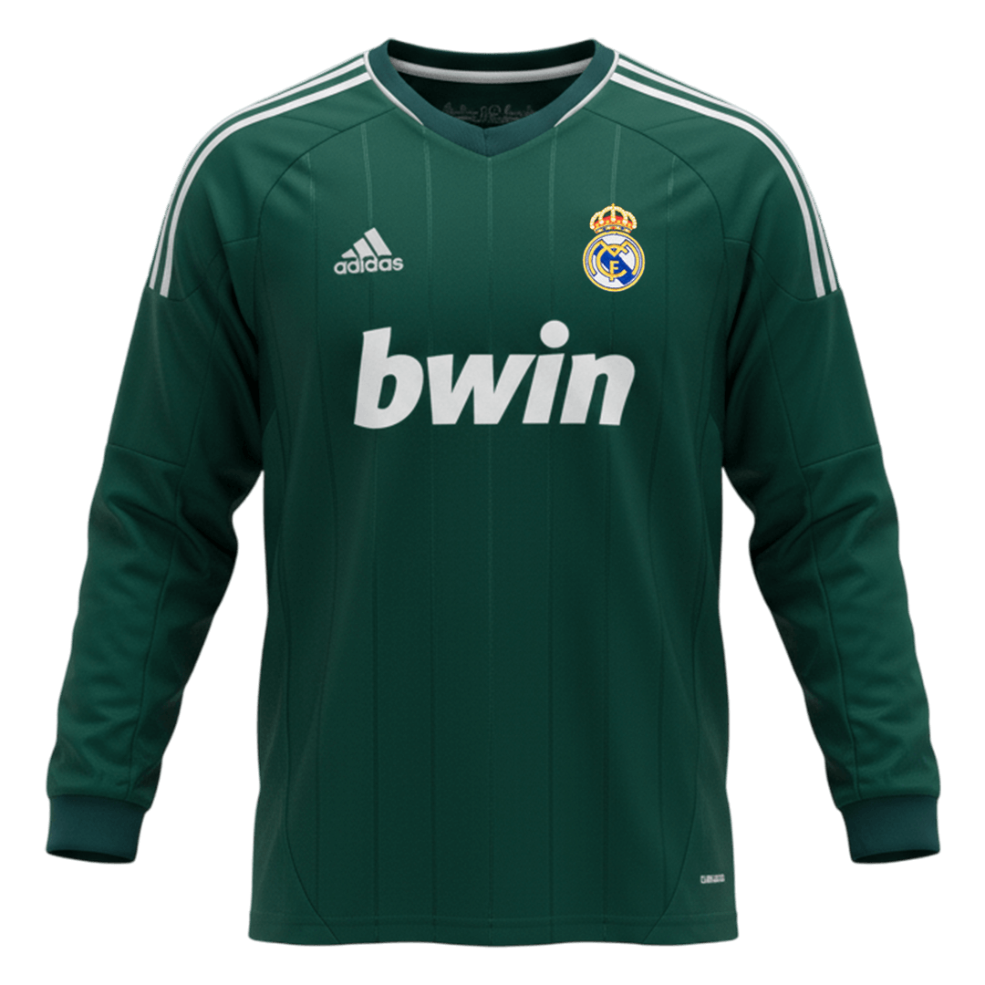 Retro Men's Real Madrid 2012/13 Third Away Long Sleeve Soccer Jersey