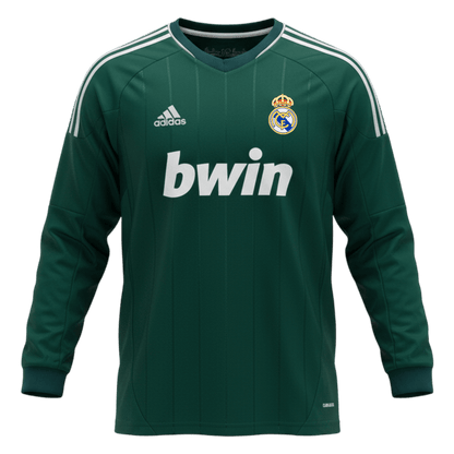 Retro Men's Real Madrid 2012/13 Third Away Long Sleeve Soccer Jersey