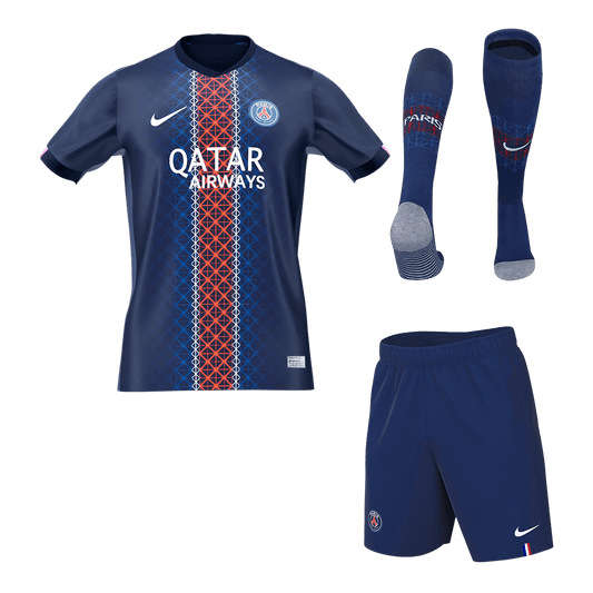 Men's PSG 2025/26 Home Soccer Jersey Full Kit Premium primary product view