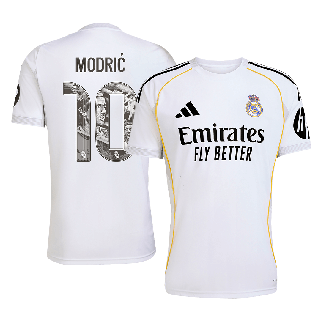 MODRIĆ Special #10 Men's Real Madrid 2025/26 Home Soccer Jersey [PREMIUM]