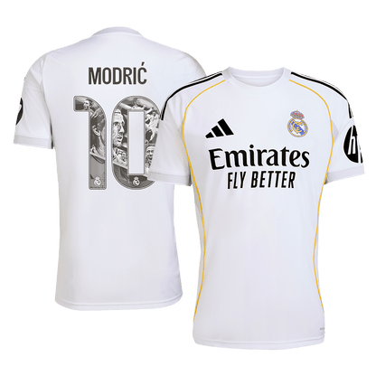 MODRIĆ Special #10 Men's Real Madrid 2025/26 Home Soccer Jersey [PREMIUM]