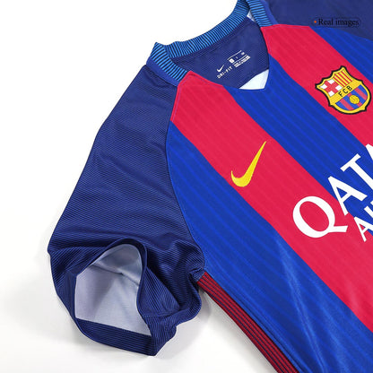 Retro Men's Barcelona 2016/17 Home Soccer Jersey