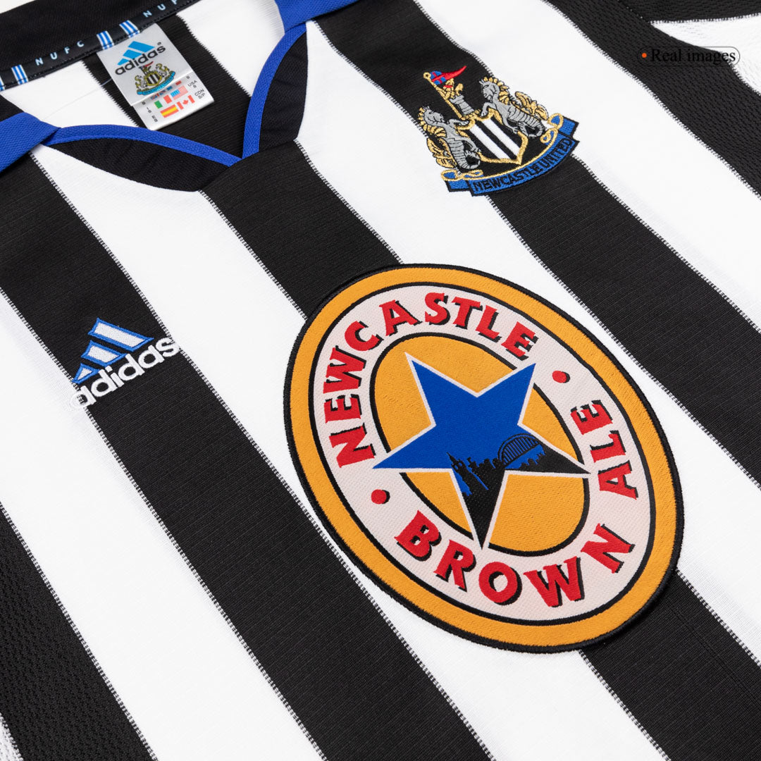 Retro Men's Newcastle United 1999/00 Home Soccer Jersey