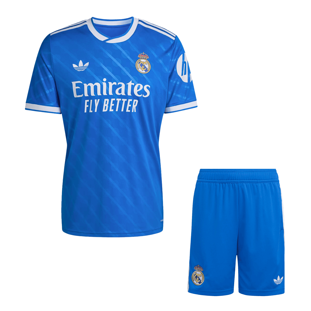 Men's Real Madrid 2025/26 Third Away Soccer Jersey Kit