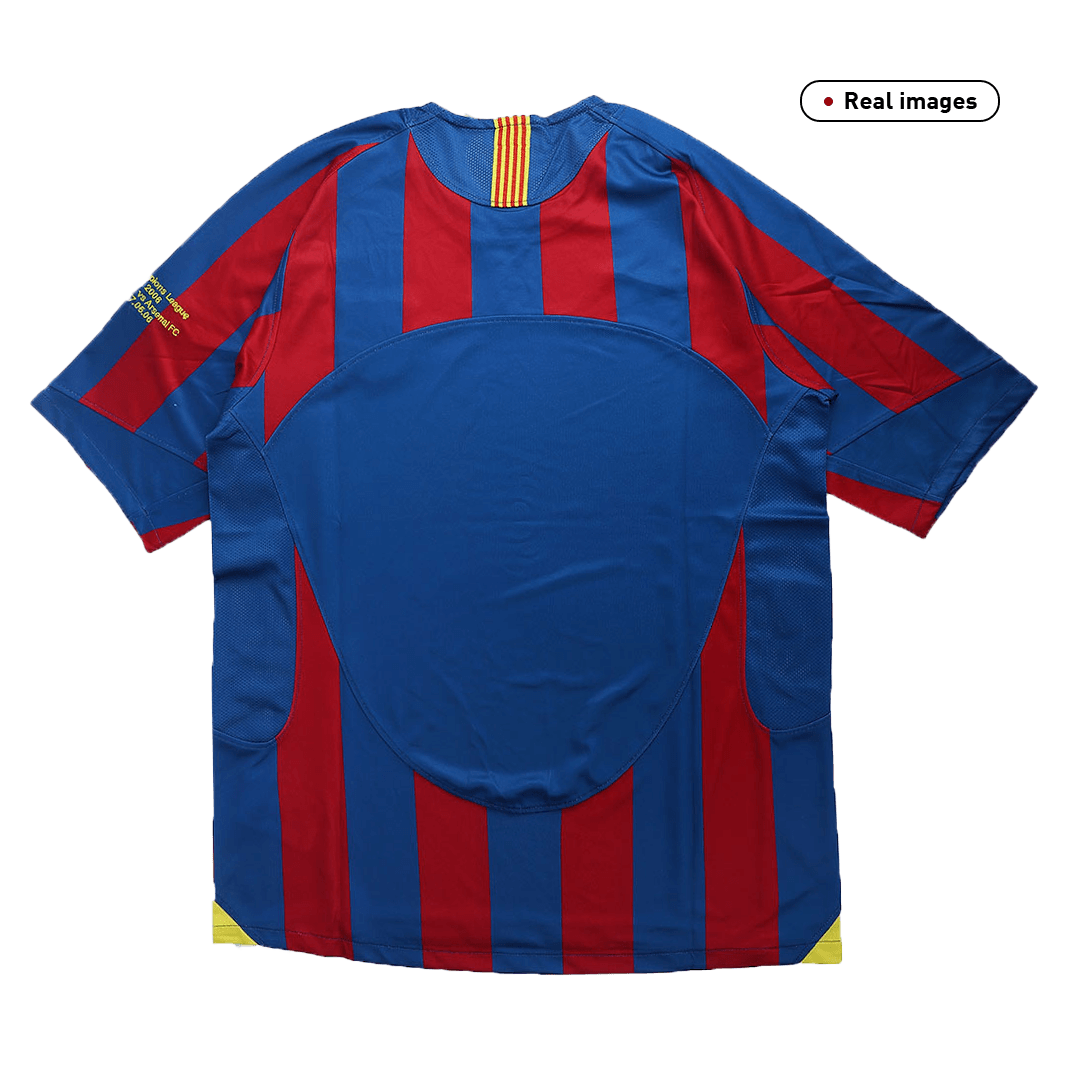 Retro Men's Barcelona UCL 2005/06 Home Soccer Jersey